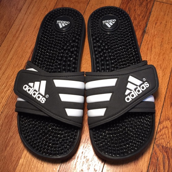 adidas velcro slides womens